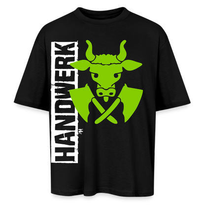 Oversized Unisex T-Shirt "Metzger" Schwarz Oversized Unisex T-Shirt