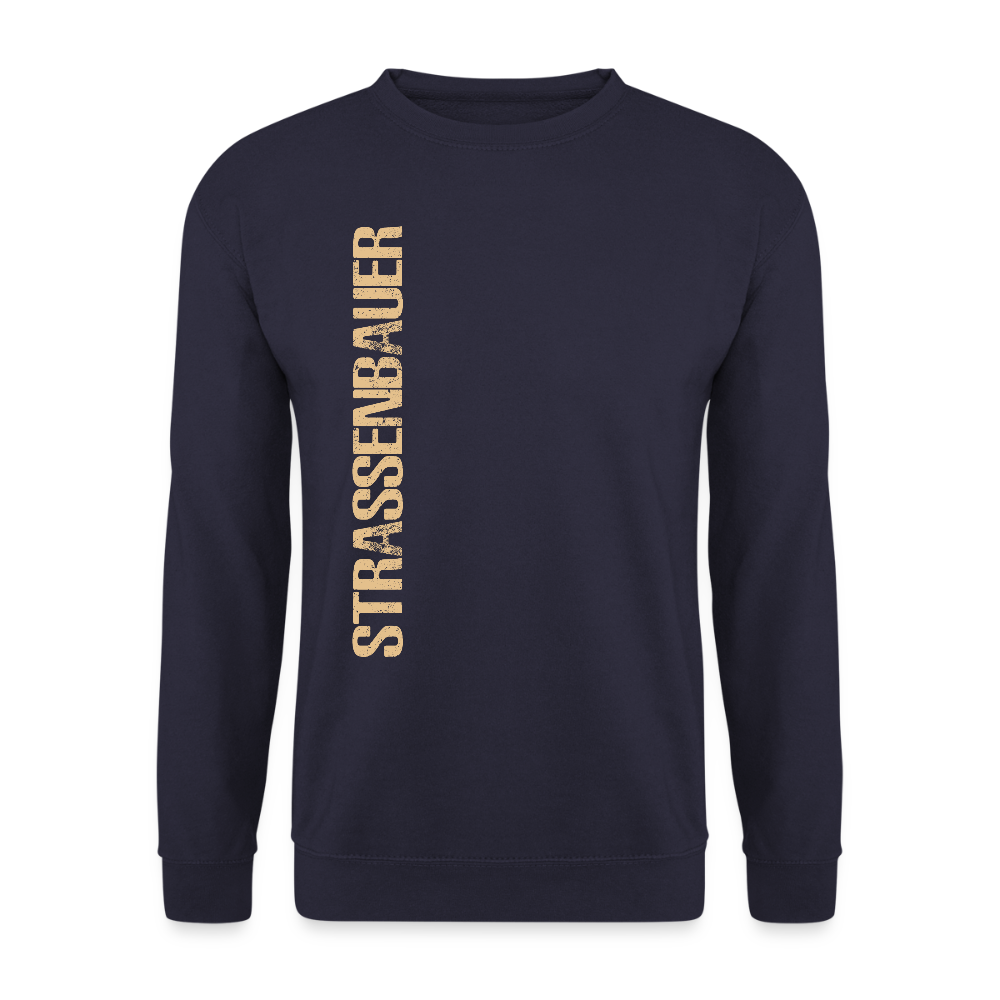 Unisex Pullover "Strassenbauer" Navy Unisex Pullover