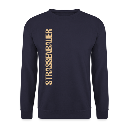 Unisex Pullover "Strassenbauer" Navy Unisex Pullover