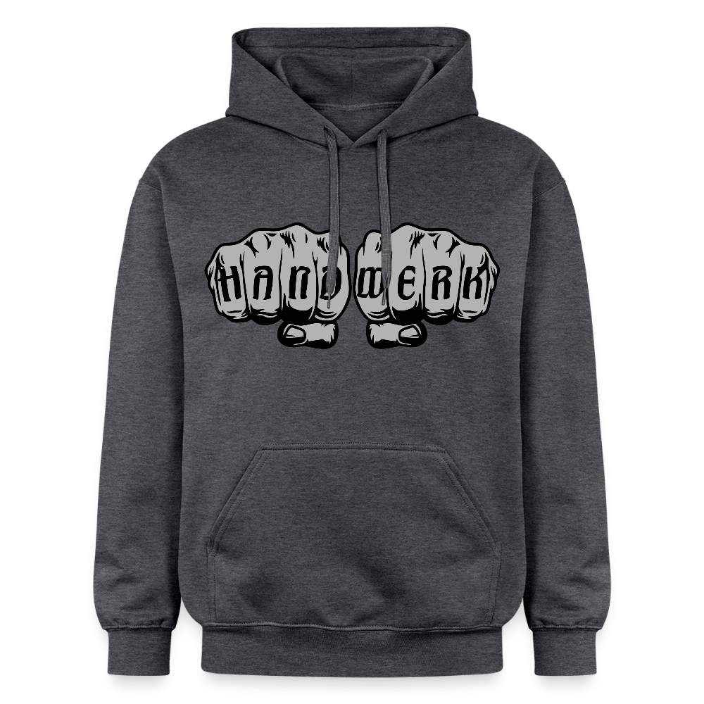Gildan Unisex Softstyle® "Handwerk" Dunkelgrau meliert Gildan Unisex Softstyle® Midweight Hoodie
