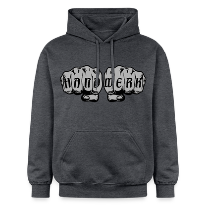 Gildan Unisex Softstyle® "Handwerk" Dunkelgrau meliert Gildan Unisex Softstyle® Midweight Hoodie