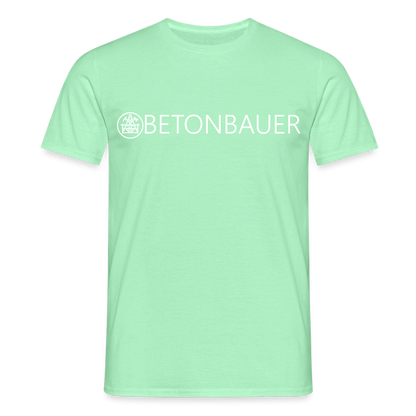 Unisex T-Shirt "Betonbauer" Mintgrün Männer T-Shirt