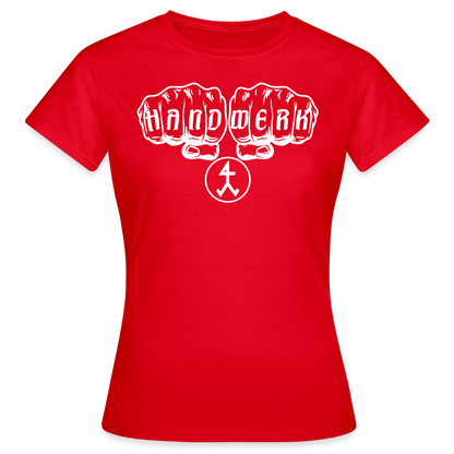 Frauen T-Shirt "Steinmetz" Rot Frauen T-Shirt