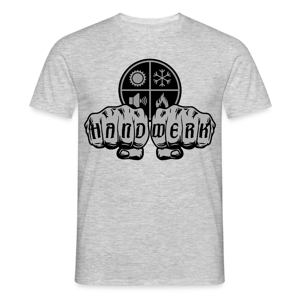 Unisex T-Shirt "Isolierer" Grau meliert Männer T-Shirt