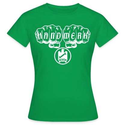 Frauen T-Shirt "KFZ-Mechaniker" Kelly Green Frauen T-Shirt