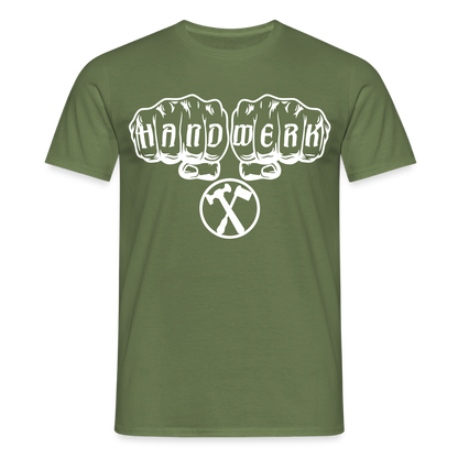 Unisex T-Shirt "Installateur" Militärgrün Männer T-Shirt
