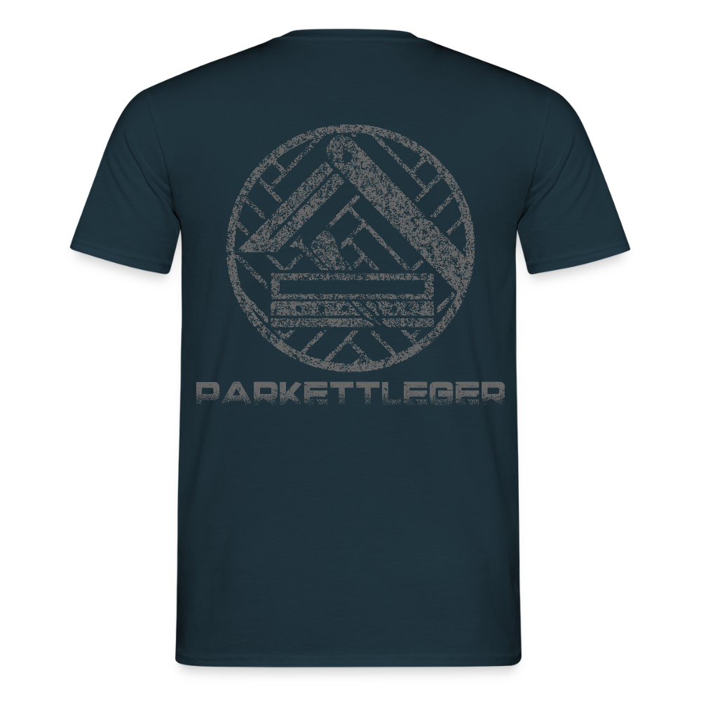 Unisex T-Shirt "Parkettleger" Navy Männer T-Shirt