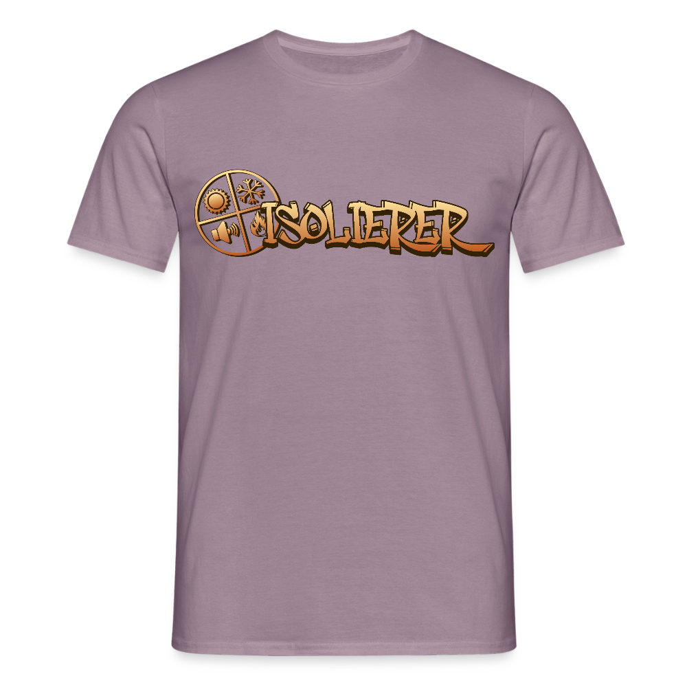 Unisex T-Shirt "Isolierer" Lilagrau Männer T-Shirt