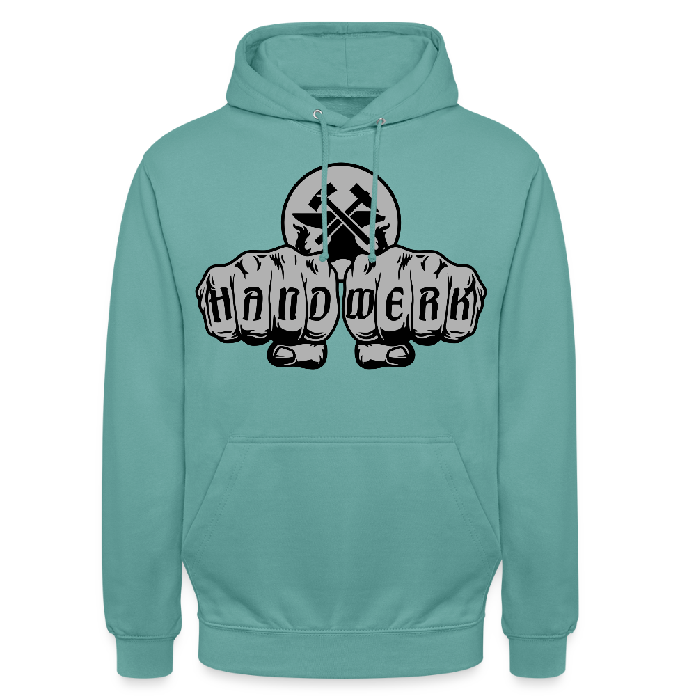 Unisex Hoodie "Metallbauer" Pastelltürkis Unisex Hoodie