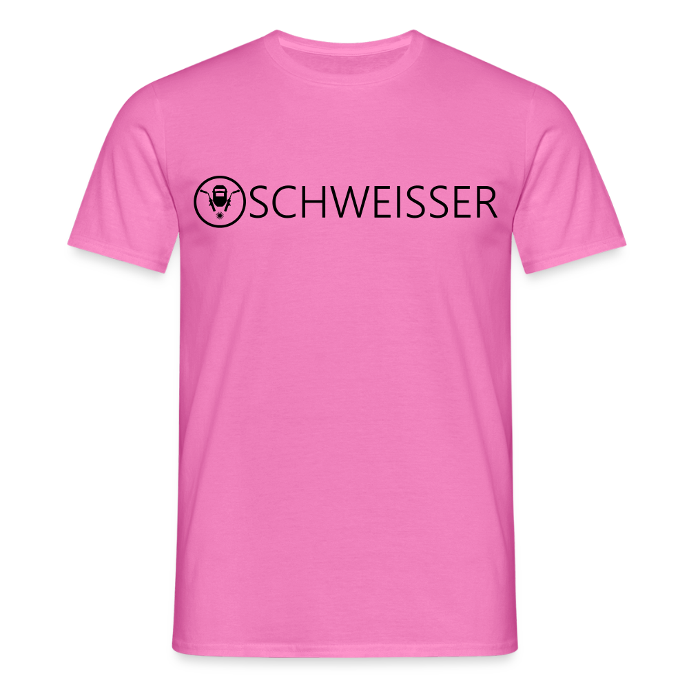 Unisex T-Shirt "Schweisser" Pink Männer T-Shirt