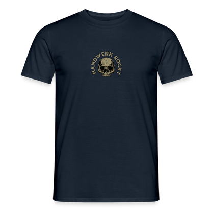 Unisex Handwerk-Rockt T-Shirt von Spreadconnect, beidseitig bedruckt, aus Baumwolle, lässiger Schnitt, für Männer.