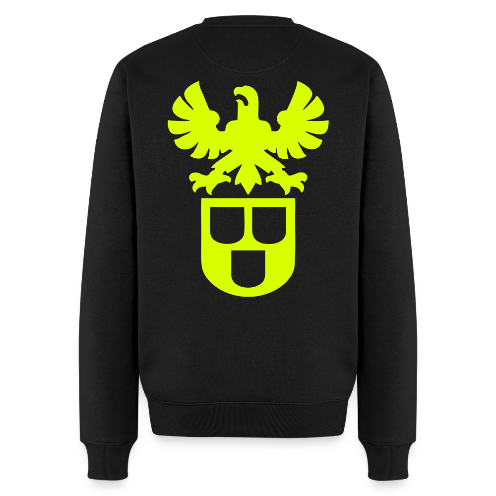 Unisex Premium Pullover "Maler+Lackierer" neongelb Schwarz Männer Premium Pullover