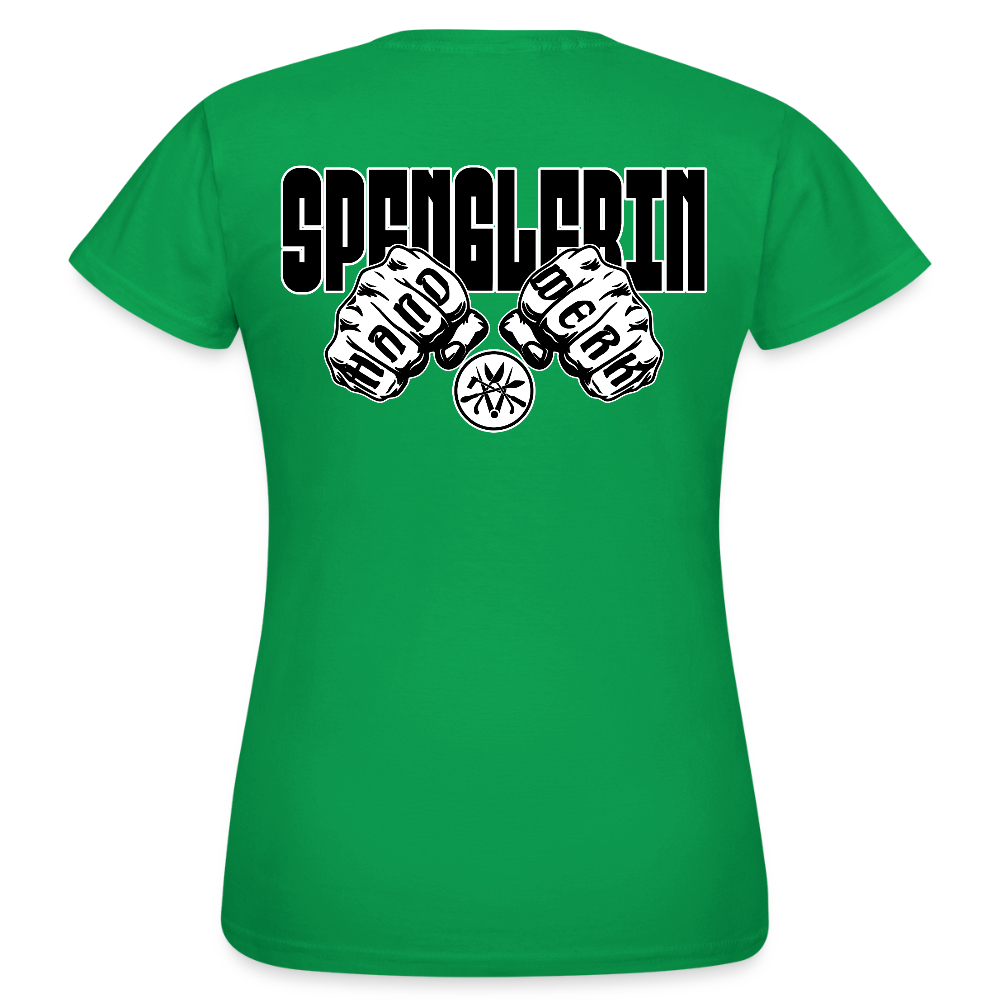 Frauen T-Shirt "Spenglerin" (beidseitig bedruckt) Kelly Green Frauen T-Shirt