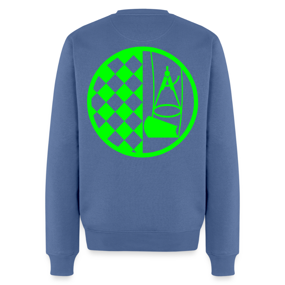 Unisex Premium Pullover "Bodenleger" neongrün Männer Premium Pullover