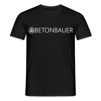 Unisex T-Shirt "Betonbauer" Schwarz Männer T-Shirt