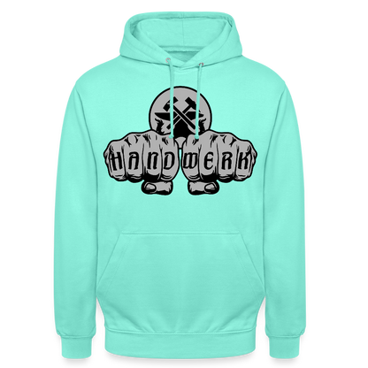 Unisex Hoodie "Metallbauer" Mint Unisex Hoodie