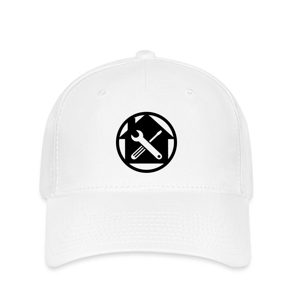 Flexfit Cap "Hausmeister" Weiß Flexfit Cap