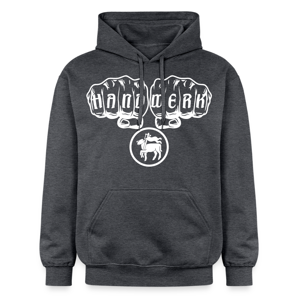 Gildan Unisex Softstyle® "Fleischer" Dunkelgrau meliert Gildan Unisex Softstyle® Midweight Hoodie