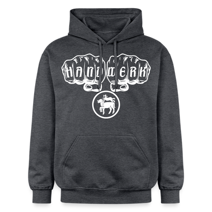 Gildan Unisex Softstyle® "Fleischer" Dunkelgrau meliert Gildan Unisex Softstyle® Midweight Hoodie