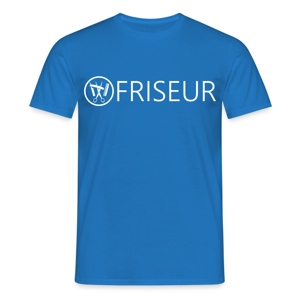 Unisex T-Shirt "Friseur" Royalblau Männer T-Shirt