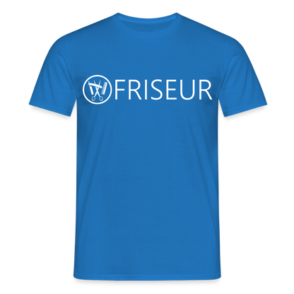 Unisex T-Shirt "Friseur" Royalblau Männer T-Shirt
