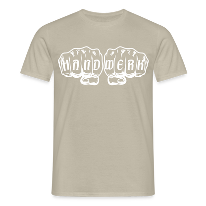 Unisex T-Shirt "Handwerk" Sandbeige Männer T-Shirt