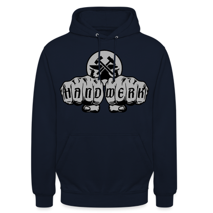 Unisex Hoodie "Metallbauer" Navy Unisex Hoodie