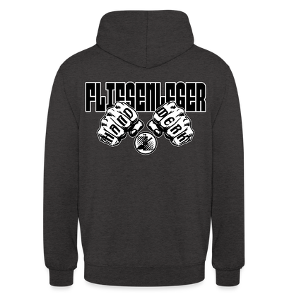 Unisex Hoodie "Fliesenleger" (beidseitig bedruckt) Anthrazit Unisex Hoodie