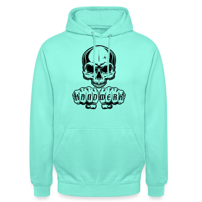 Unisex Hoodie "Skull-Handwerk" Mint Unisex Hoodie