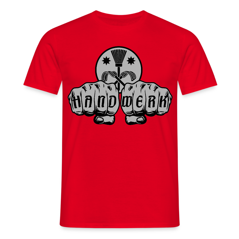 Unisex T-Shirt "Schornsteinfeger" Rot Männer T-Shirt