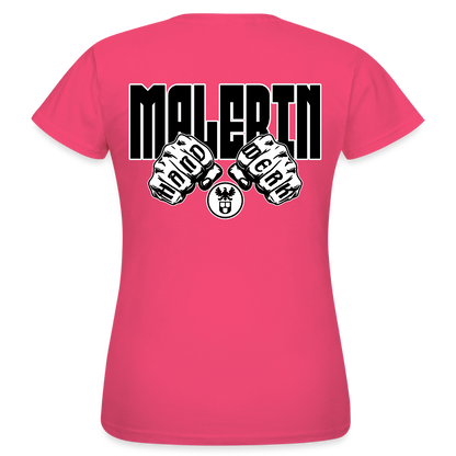 Frauen T-Shirt "Malerin" (beidseitig bedruckt) Azalea Frauen T-Shirt