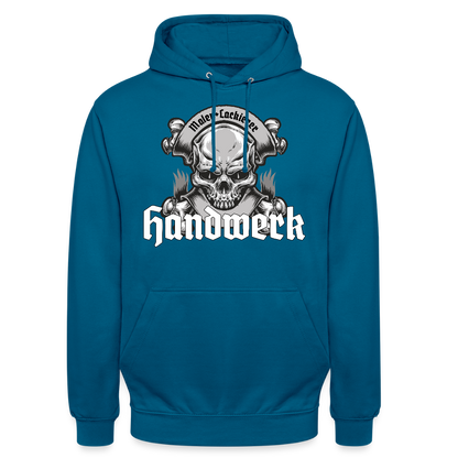 Unisex Hoodie "Skull-Maler/Lackierer" Tiefseeblau Unisex Hoodie