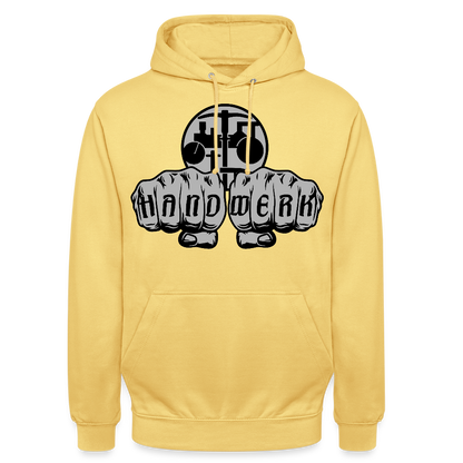 Unisex Hoodie "Strassenbauer" Zitronengelb Unisex Hoodie