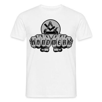 Unisex T-Shirt "Schreiner/Tischler" Weiß Männer T-Shirt