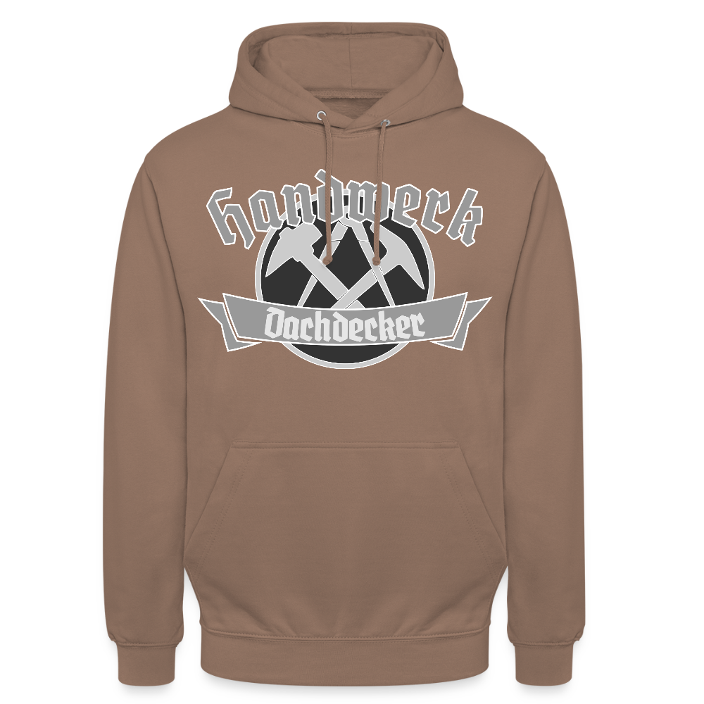 Unisex Hoodie "Dachdecker" Mokka Unisex Hoodie