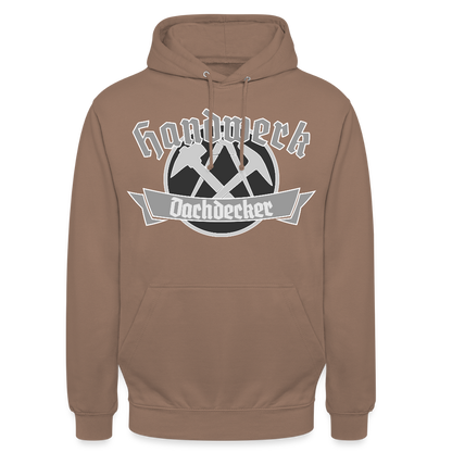Unisex Hoodie "Dachdecker" Mokka Unisex Hoodie