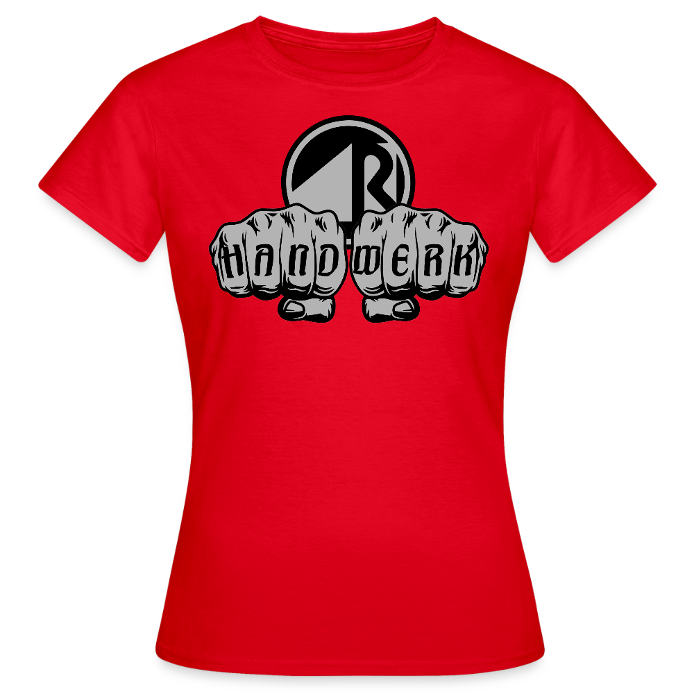 Frauen T-Shirt "Raumausstatter" Rot Frauen T-Shirt
