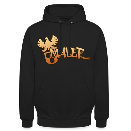 Unisex Hoodie "Maler" Schwarz Unisex Hoodie
