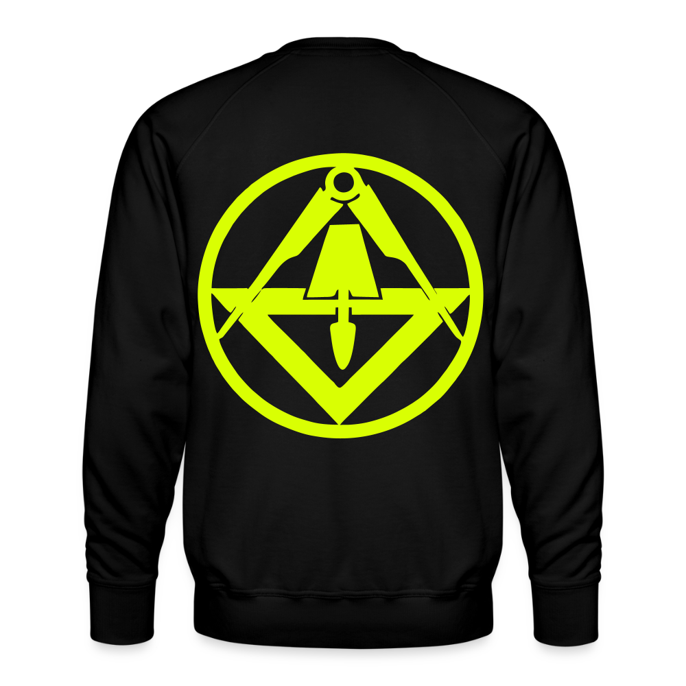 Unisex Premium Pullover "Stuckateur" neongelb Männer Premium Pullover