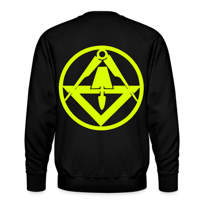 Unisex Premium Pullover "Stuckateur" neongelb Männer Premium Pullover