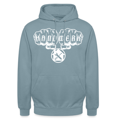 Unisex Hoodie "Hausmeister" Nebelblau Unisex Hoodie
