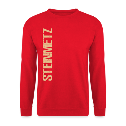 Unisex Pullover "Steinmetz" Rot Unisex Pullover