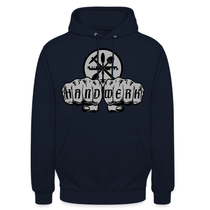 Unisex Hoodie "Glaser" Navy Unisex Hoodie