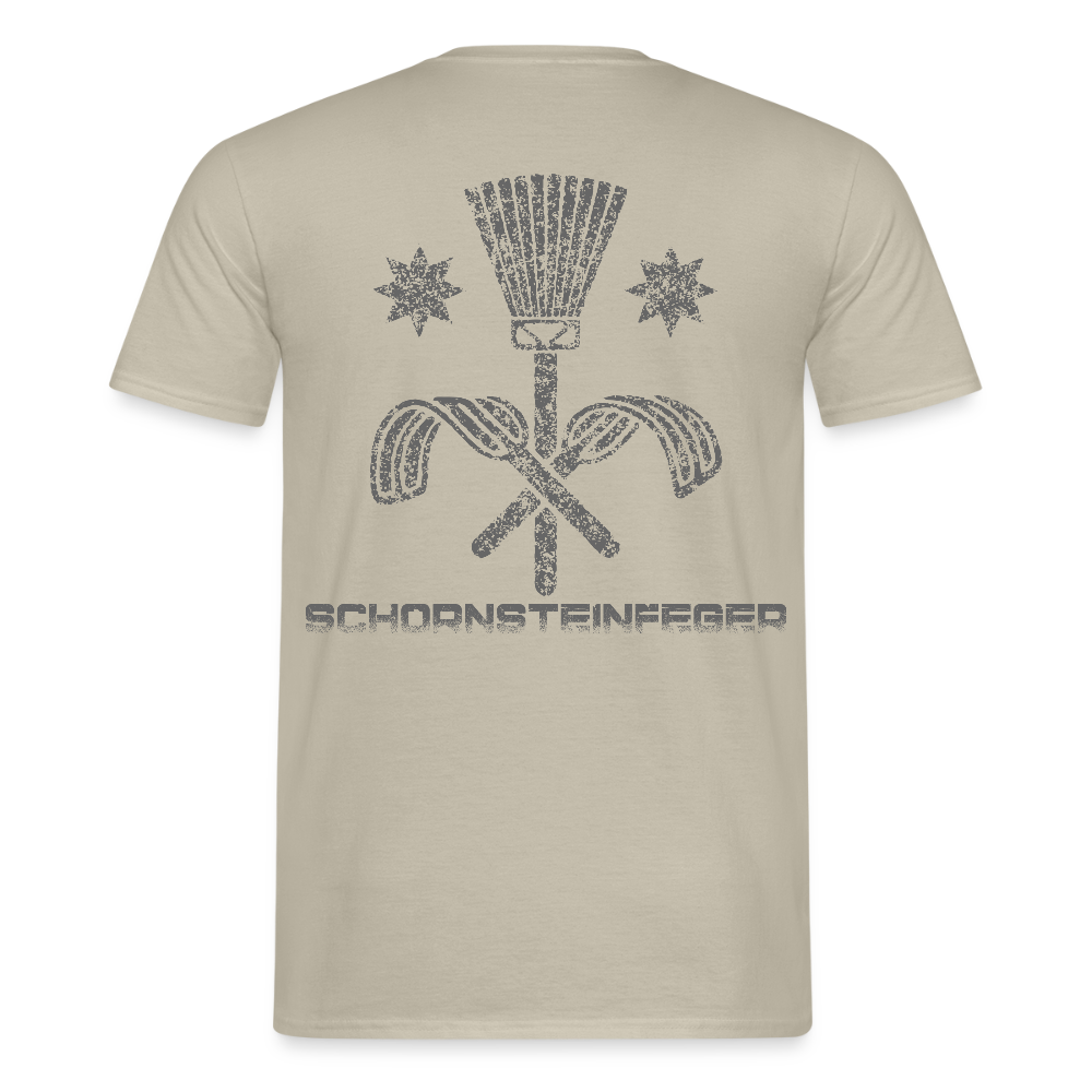 Unisex T-Shirt "Schornsteinfeger" Sandbeige Männer T-Shirt