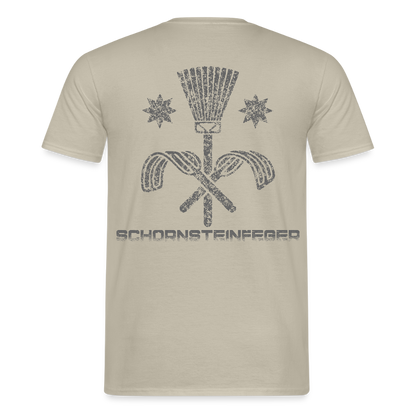 Unisex T-Shirt "Schornsteinfeger" Sandbeige Männer T-Shirt