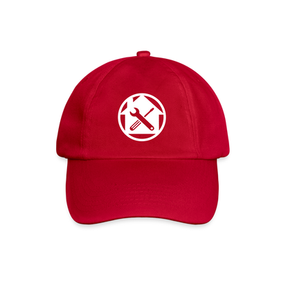 Baseballkappe "Hausmeister" klassisch Rot One size Baseballkappe