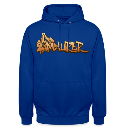 Unisex Hoodie "Maurer" Royalblau Unisex Hoodie