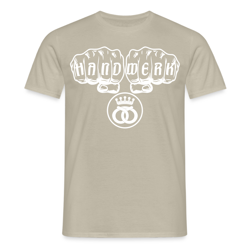 Unisex T-Shirt "Bäcker" Sandbeige Männer T-Shirt
