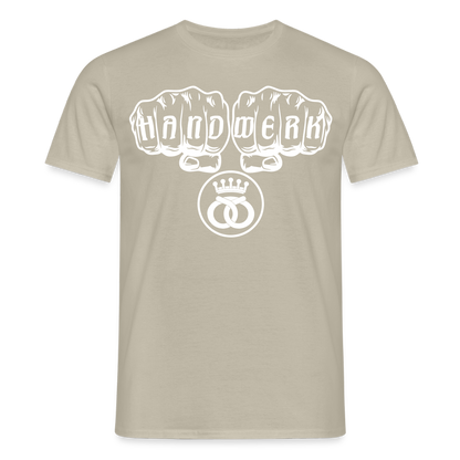 Unisex T-Shirt "Bäcker" Sandbeige Männer T-Shirt