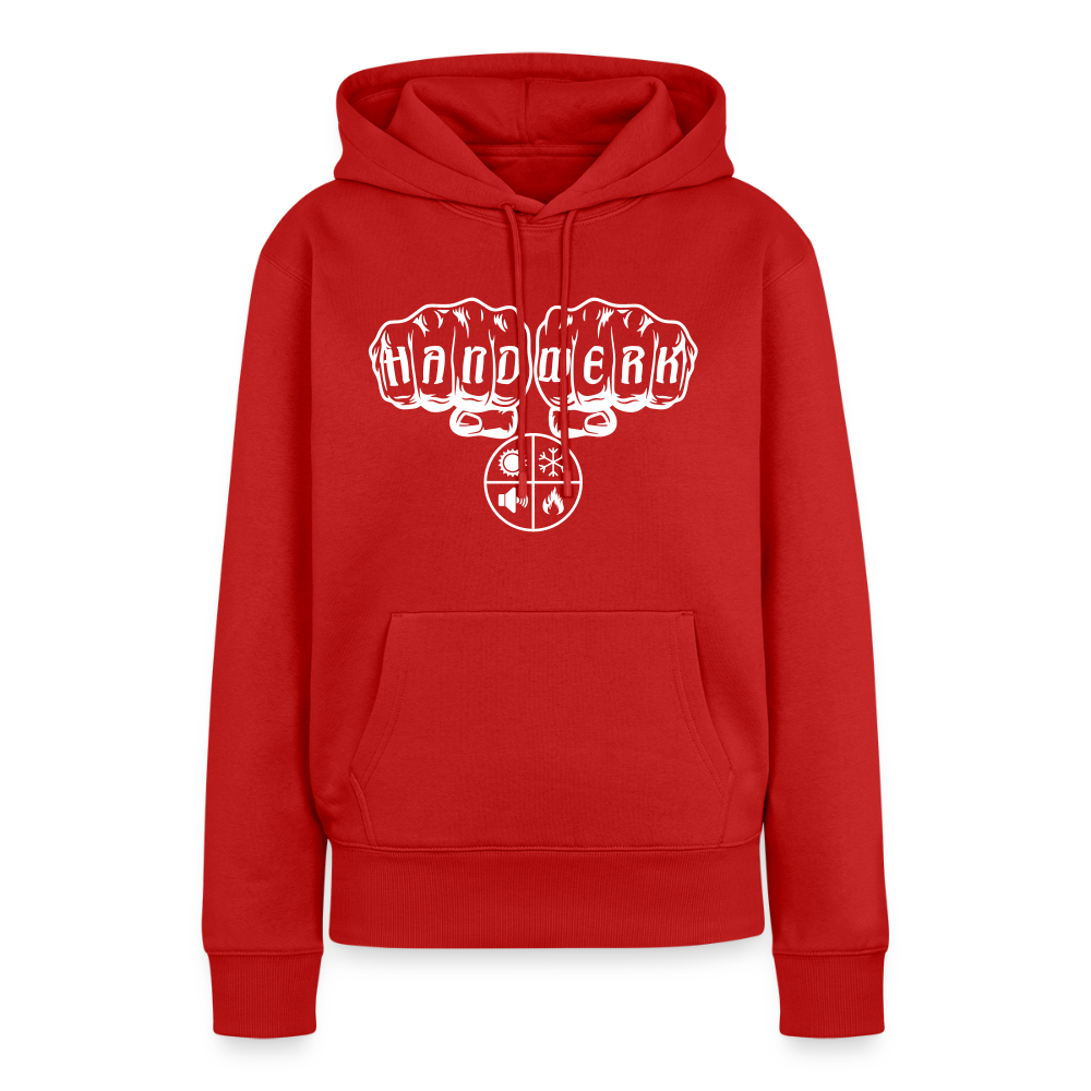Frauen Premium Hoodie "Isolierer" Rot Frauen Premium Hoodie